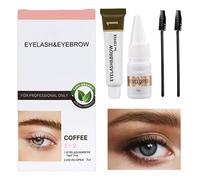 Eyebrow & Lash Tint, Brown Eyebrow Tint Kit, Formula with Fibres for Full Brows & Volume Lashes, Natural Look, Easy Application, Waterproof Finish, Fast & Easy Application with All Tools