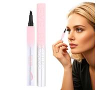 Eyebrow Makeup Pen - Smudge-Proof Waterproof Brow Definer, 4-Tip Applicator, Micro- Precision Tip, Natural Buildable Coverage | Beginners To Pros, Sensitive Skin, Humid Weather, All-Day Wear