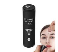 Eyebrow Mapping String - 20 Meters Pre Ink Thread, Improved Efficiency Portable Black Beauty Tool | Accurate Efficient Brows Point String for Home Salon Women Girls Cosmetic Shaping Application