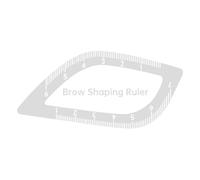 Eyebrow Mapping Tool - Acrylic Brow Measuring Ruler, Reusable Precision Shaper for Perfect Symmetry | Lightweight Portable Makeup Accessory for Home Travel Dating Beauty Salon and Daily Commuting