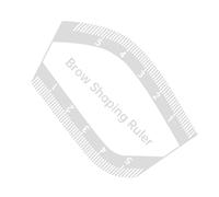 Eyebrow Mapping Tool | Portable Reusable Acrylic Eyebrow Shaper | Precise Measuring Tool for Symmetrical Brows | Lightweight, Easy to Use | Ideal for Home, Travel, Makeup,