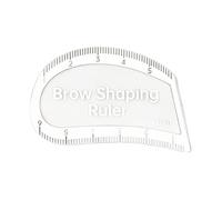 Eyebrow Mapping Tool & Shaping Ruler - Portable Arch Guide for Beginners, Fast Drawing Stencil for Home & Travel- 5.5cmx3.5cm