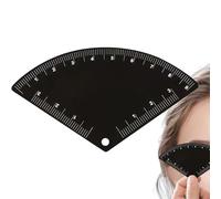 Eyebrow Mapping Tool - Stainless Steel 8.8×5.5cm | Eyebrow Ruler with Arch Guide, Salon & Travel Use, DIY Eyebrow Design, ceas Measuring Ruler | Study, Personal Use