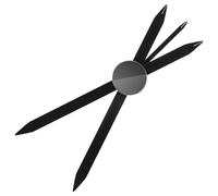 Eyebrow Measuring Tool 6 Inch Adjustable Angle Brow Mapping Tool Three-Point Positioning Ligthweight Metal Eyebrow Ruler