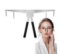 Eyebrow Measuring Tool,Precise Scale Positioning Ruler Eyebrow Ruler Brow Tool | Eyebrow Guide Template Metal Brow Measuring Tool for Home Beauty Salon