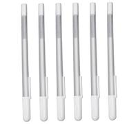 Eyebrow microblading Marker Pen, 6PCS 5.9 Inch Skin Marker Pen, Eyebrow Permanent Makeup Position Mapping Mark Tools (White)