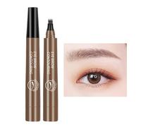 Eyebrow Pen - Arched Mapping Applicators, 1 Piece Precision Tinting Tool For Facial Definition, Forehead Cosmetic Wands With Quadruple Prongs, Beauty Merchandise, Ink Markers For Office