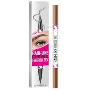 Eyebrow Pen Cosmetic, 2 in 1 Curved Brow Makeup, Fine Tip Long Lasting Tool with Premium Build, Beauty Care System with Smart Design, Smooth Precision Shaping Aid, Reliable Beauty Partner for Women