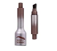 Eyebrow Pen Eye Brow Pencil Dark Brown, Brow Fection Angled Brush Liquid Eyebrow Dye Kit - Brush & Power 2 in 1, Long-Lasting Quick Dry Waterproof Sweat-proof Natural Looking Brows
