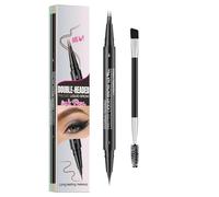 Eyebrow Pen - Eyebrow Pencil, Waterproof Long-Lasting Brow Definer, Double-Ended Eye Brow Pencils With Brush | Smudge-Proof Formula, Easy To Apply, Ideal For All-Day Wear And Definition