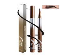 Eyebrow Pen for Precise Natural Brows, Microblading Effect, Waterproof, Long-Lasting, Perfect for Daily Use and On-the-Go Touch-Ups(Ebony Black)