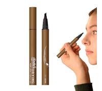 Eyebrow Pen, Liquid Eyebrow Pen,Long-lasting Waterproof Eyebrow Pen And Smudgeproof Brow Pen, Microblading Eyebrow Pen - Waterproof Eyebrow Pen Light Brown