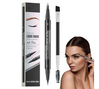 Eyebrow Pen | Long Lasting Precise Brush - Micro-Fork Tip Eyebrow Pen | for Mother Ladies Girls Girlfriend Dating Commuting Stage Travel Photography