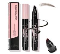 Eyebrow Pen, Waterproof Eyebrow Pencils for Women - Angled Brow Brush & Multi-Fork Tip Microblading Brow Pen, Precisely Creates Natural Hair-Like Brows, Easy to Use 02-Tawny Brown