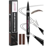 Eyebrow Pencil, 2-in-1 Waterproof Eyebrow Pen, with 2 Tip Microblading Eyebrow Pencil and Ultra-Precise Brow Pencil, with Eyebrow Brush, Eyebrow Pencils for Women,Natural Hair-Like Brows-Medium Brown