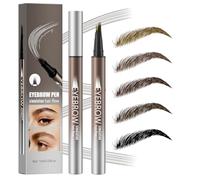 Eyebrow Pencil, 2026 New Microblading Eyebrow Pen, Eye Brow Pencil with 4D Angled Brush, Waterproof, Long Lasting, Quick Drying, Smudge-Proof, Natural Hair-Like Brow Effect for Women (Black)