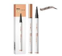Eyebrow Pencil, 4-Tip Waterproof Brow Pen & Eyebrow Tint, Microblading for Natural Makeup, Eyebrow Pencils for Women, 3D Waterproof 4-Tip,Last All-Day- Dark Brown