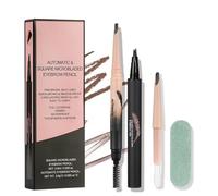 Eyebrow Pencil, Brow Pencil Nutural Look, Eye Brow Kit Dark Brown, Microblade Eyebrow Pen Long-Lasting, Eyebrow Pen Duel Ended Waterproof, Beauty Brow Pencil For Women And Girls