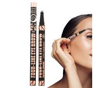 Eyebrow Pencil - Eye Brow Pencil | Waterproof Eyebrow Pen with 4 Tip | Long Lasting Coloring Tool | Brow Pencils | Contouring Accessories for Home, Studio, Travel