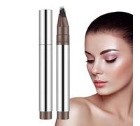 Eyebrow Pencil, Eye Pencil, Brow Shaper with 4-How Soft Tip, Create Hair-like Brows, The Last Day, Brush Tip Create Hair Makeup Accessories for