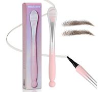 Eyebrow Pencil, Eyebrow Pencil with 4 Prongs, Waterproof and Sweat-Proof, Suitable for Girls, Lasting without Makeup Removal, to Create Natural and Realistic Hair-Like Eyebrows (01# dark brown)
