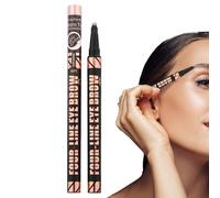 Eyebrow Pencil, Instant Lift Brow Pencil, Waterproof Eyebrow Pen 4 Tip, Liquid Brow Pen, Waterproof for Perfectly Sculpted Brows Long Lasting Coloring Tool for Men, Women