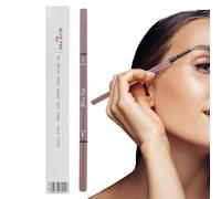 Eyebrow Pencil | Makeup Brow Pencil Double Headed - Makeup Pens for Eye, Waterproof & Smudge-Proof Eyebrow Pen for Soft Textured Natural Daily Look