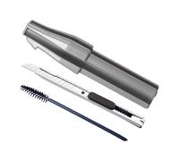 Eyebrow Pencil Sharpener, Manual Cosmetic Sharpening Tool, Makeup Sharpener With Eyebrow Brush And Cutter - For Women And Beginners In Beauty Art At The Go