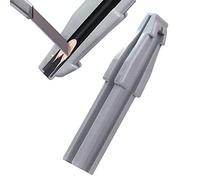 Eyebrow Pencil Sharpener - PP 13x2.4x2.4cm | 4-in-1 Duckbill Shaped Eyebrow Shaper | Compact Waterproof Peel Off Shaping Tool For Beginners And Professional Makeup Artist Daily Use