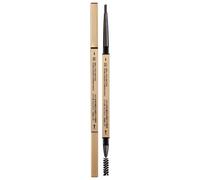 Eyebrow Pencil - Slim Waterproof Ultra Fine Brow Definer Long Lasting Smudge Proof Metal Tube Eyebrow Makeup Smooth Drawing for Natural Hair Like Strokes