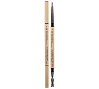 Eyebrow Pencil - Slim Waterproof Ultra Fine Brow Definer Long Lasting Smudge Proof Metal Tube Eyebrow Makeup Smooth Drawing for Natural Hair Like Strokes