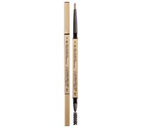 Eyebrow Pencil - Slim Waterproof Ultra Fine Brow Definer Long Lasting Smudge Proof Metal Tube Eyebrow Makeup Smooth Drawing for Natural Hair Like Strokes