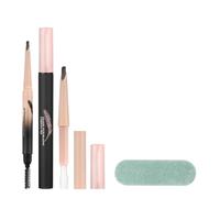 Eyebrow Pencil | Teardrop Angled Eyebrow Brush To Brow | Brow Pencil With 4-Prong Micro-Fork Tip Applicator, For Hair-Like Strokes