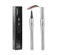 Eyebrow Pencil Waterproof Long-Lasting Feathering Smudgeproof Precision | with Fork Tip Groomed Finish Define Shape Fill Long-Lasting for Natural Brows Daily Makeup All-Day Sweatproof Transfer-Pro