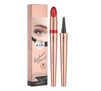 Eyebrow Pencil with 4 Fork Tip for Natural-Looking Hair-Like Define and Shape Brows Long-Lasting 24H Wear Waterproof Eyebrow Pen For Women (#02)