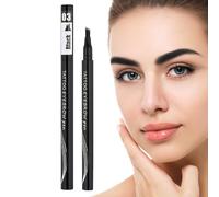 Eyebrow Pencil with Multiple Forks, Portable Eyebrow Contour Pens with 4 Tips, Beauty Products for Young Girls for Together, Work, Travel, Dating, Home Bellv