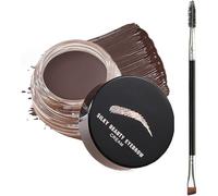 Eyebrow Pomade Cream - Waterproof Smudge-Proof Brow Gel for Long Lasting Eyebrow Makeup, Highly Pigmented Brow Tint for Defining, Shaping & Filling, Natural Finish Eyebrow Filler（Coffee）