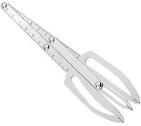 Eyebrow Positioning Ruler Eyebrow Ruler for Makeup Eyebrow Measure Tool Permanent Stainless Steel Cosmetic Measuring Eyebrow 1Pc Silver Practical design