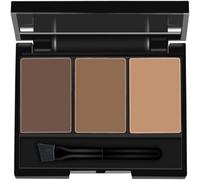 Eyebrow Powder Kit for Women - 3-Color Brow Palette with Dark & Light Brown Shades | Waterproof, Long-Lasting Formula for Natural-Looking Eyebrows - Easy to use (01)
