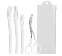 Eyebrow Razor 4 Pcs Face Razors for Women Dermaplaning Eyebrow Trimmer and Facial Razors for Women, Multipurpose Facial Razors Exfoliating Dermaplaning Tool for Women and Men