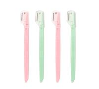 Eyebrow Razor, 4PCS Small Eyebrow Shaver Multipurpose Exfoliating Dermaplaning Tool Trimming and Shaving Grooming Eyebrow Face Razor and Eyebrow for Women and Man With Precision Cover and Storage Case