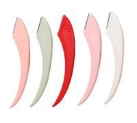 Eyebrow Razor | 5 Pieces Safety Eyebrow Trimmer Beginners - Portable Beauty Shaving Accessory for Makeup Lovers Men Teenagers Seasonal Travel