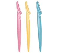 Eyebrow Razor, Exfoliating Tool, (3 pack) Face Body Neck Women's Dermaplaning Kit, Fine Hair Shaver, Razors Women, Trimmer, Brow Removal Blade, Peach Fuzz Remover by TradeProvider®