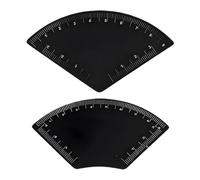 Eyebrow Ruler | 2 Pieces Fast Drawing Mapping Tool | Precision Brow Shaper And Design Guide | For Professional Makeup Artists Home Travel Commuting Dating