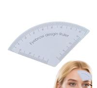 Eyebrow Ruler - 6 Inch Brow Measuring Tool for Precise Shape, Symmetry and Alignment with Reusable Design, Professional Makeup Guide for Salon, Home, Travel, Beauty, Acrylic Material