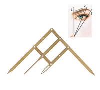 Eyebrow Ruler, Eyebrow Positioning Measurement Microblading Tattoo Eyebrow Ruler Golden Ratio Makeup Symmetrical Tool Accessory(Black)