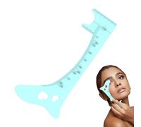 Eyebrow Ruler - Eyebrow Shaping Template, Silicone Eyebrow Stencil, Makeup Guide Tool, Eyebrow Positioning Ruler, Pro Tool