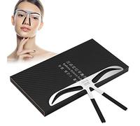 Eyebrow Ruler, Permanent Tattoo Eyebrow Measure Balance Extension Three-point positioning design Ruler Shape Stencil Stainless Steel Makeup Tool(Akinami Eyebrow)