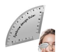 Eyebrow Ruler - PVC Eyebrow Measuring Tool, Eyebrow Stencil Ruler | Permanent Makeup Guide - Ruļer Mapping For Strum