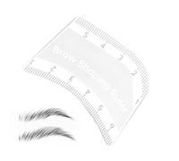 Eyebrow Ruler - Reusable Measuring Stencil, Durable Eyebrow Shaping Tool for Beginners Salon Daily Routine Home Professional Makeup Precise Symmetry Easy Use Makeup Accessory Cosmetic Beauty Tool